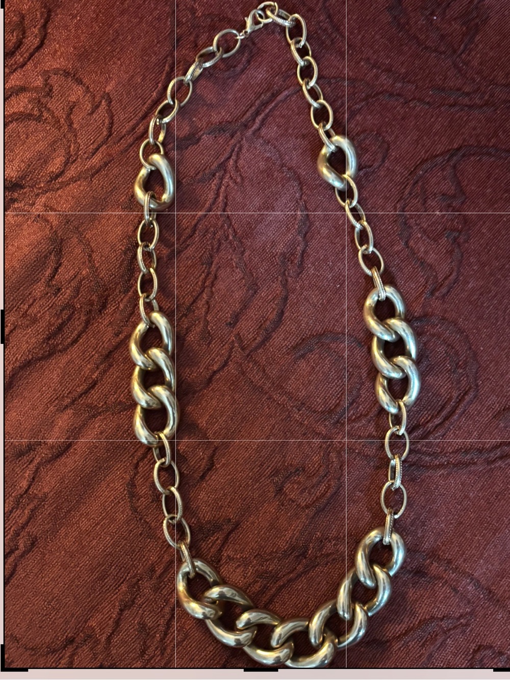 30” Super thick & heavy Gold Chain Statement Necklace